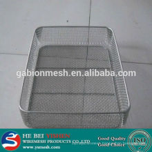 wire mesh basket/wire mesh storage baskets /stainless steel wire mesh baskets